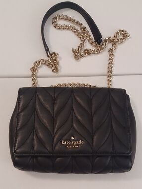 Kate Spade Black Briar Lane Quilted Mini Emelyn Crossbody Bag
